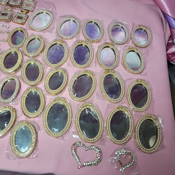 Large Lot Art Deco Enamel Rhinestone Metal Bling Cabochon Pin Brooches Designer - Picture 16 of 16